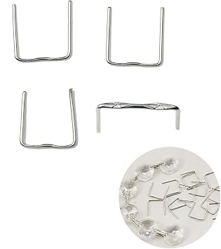 H&D 500Pcs Plated Silver Chandelier Lamp Metal Hanger Pins Crystal Prisms Beads Ball Connectors