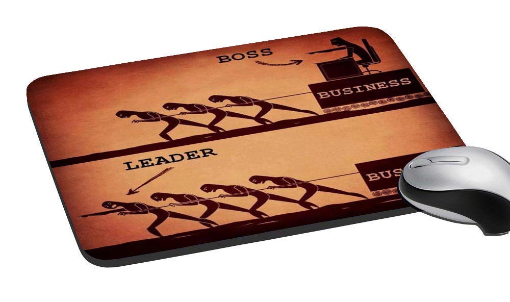 TECHBITE Anti-Slip Mouse Pad Mat with Motivational Quotes for Laptop Computer , PC, Desk ( 16 × 22 cm )