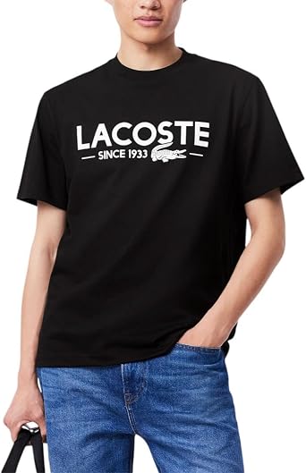 Lacoste Mens Cotton Logo Tee
