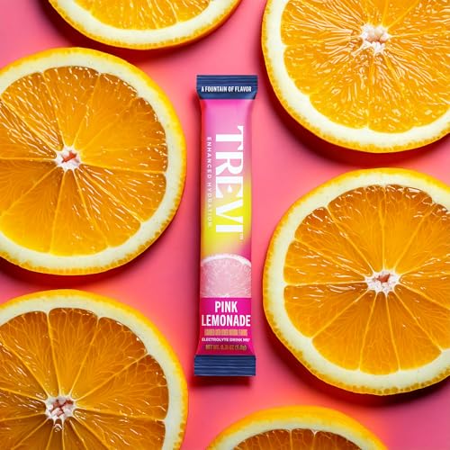Image of TREVI Electrolytes Powder Packets, Sugar Free Hydration, Pink Lemonade