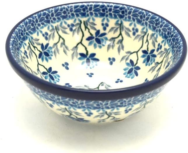 Polish Pottery Dish - Deep Food Prep - Clover Field