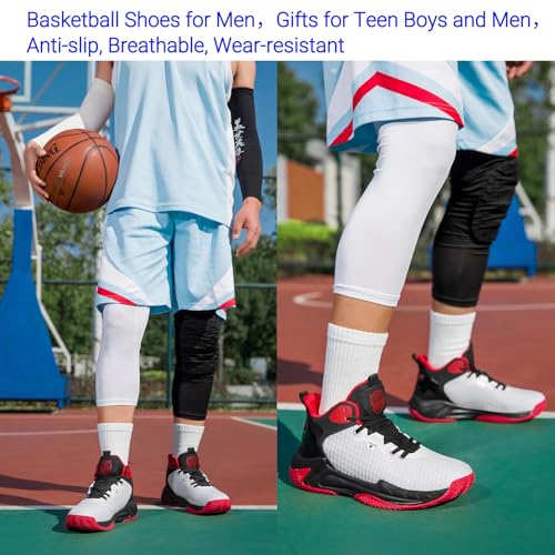 Image of Beita Basketball Shoes for Men High Upper Sneakers Breathable Sports Shoes Anti Slip