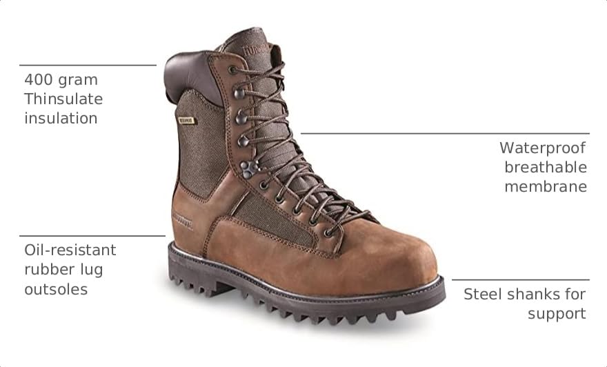 HUNTRITE Insulated Waterproof Hunting Boot