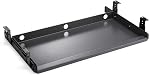 Plateau à clavier sous le bureau Plateau à tiroirs en métal lourd et résistant (Gray)