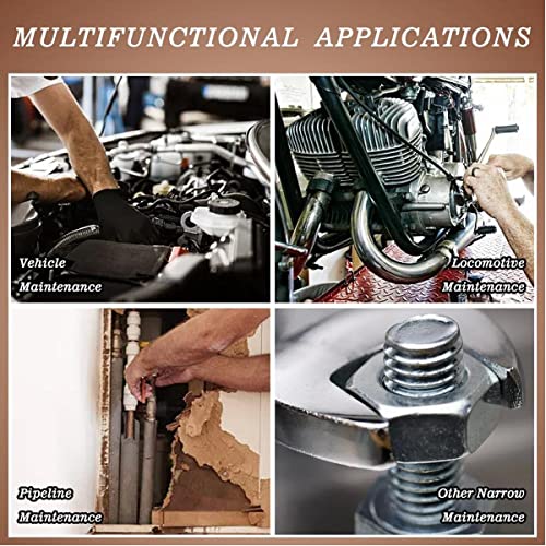 Azb 2Pcs Universal Wrench Extension Adaptor For 1/2 Inch Drive Breaker Bars/21 Mm Hex Drive, Wrench Extender Tool Upgrade Torque To Leverage Over Stubborn Nuts And Bolts #TOP5
