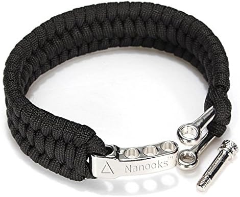 Miniatura 2 de Outdoor Gadgets - Cuerda de campamento con hebilla de acero, pulsera de supervivencia al aire libre, 1 cuerda de paracaídas para acampar y