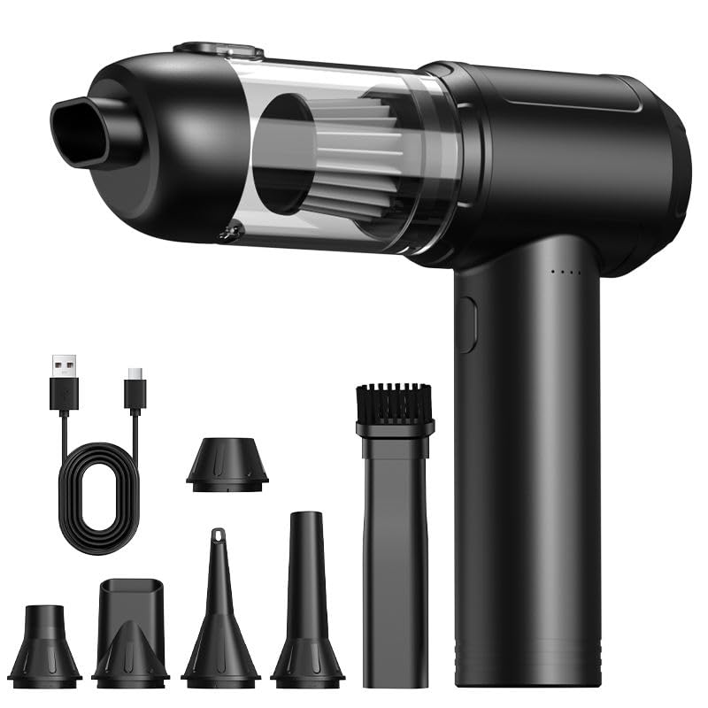 Handheld Vacuum Cleaner 15000Pa 4 in 1 Cordless Portable Air Duster Catcher