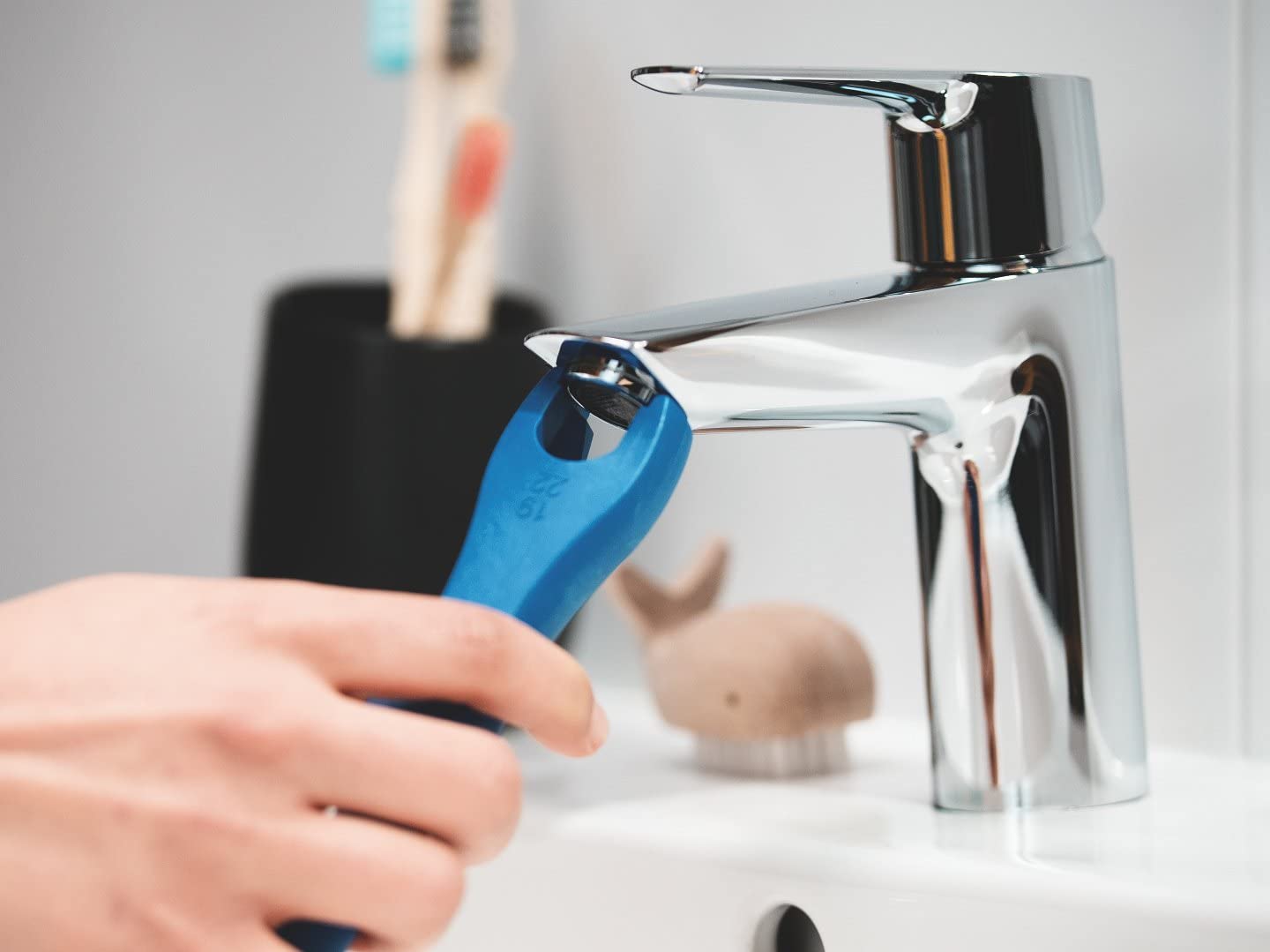 GROHE Montagewerkzeug 3-in-1 (für Einhand-Waschtischbatterie  