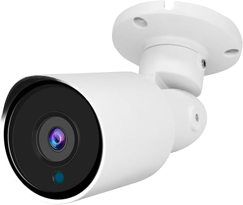 Miniatura 1 de Cámara bala IP PoE de 5MP para exteriores, cámara de seguridad IP PoE H.265 con lente de 0.110 in, visión nocturna de 80 pies, gran angular de 105,