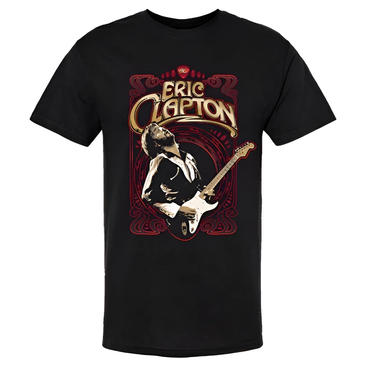 Amazon.com: Eric Clapton Men's Vintage Live Photo T-Shirt Black