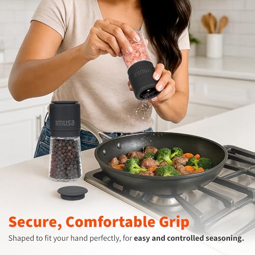 Image of IMUSA Salt and Pepper Grinder Set, 2-Pack, Manual