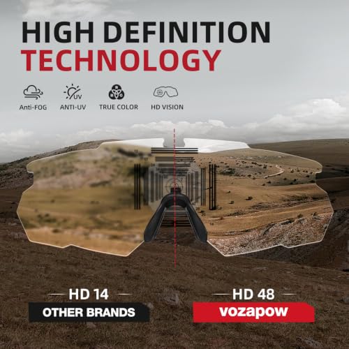 Image of Range Tactical Shooting Glasses ANSI Z87+ UV400 Safety Glasses