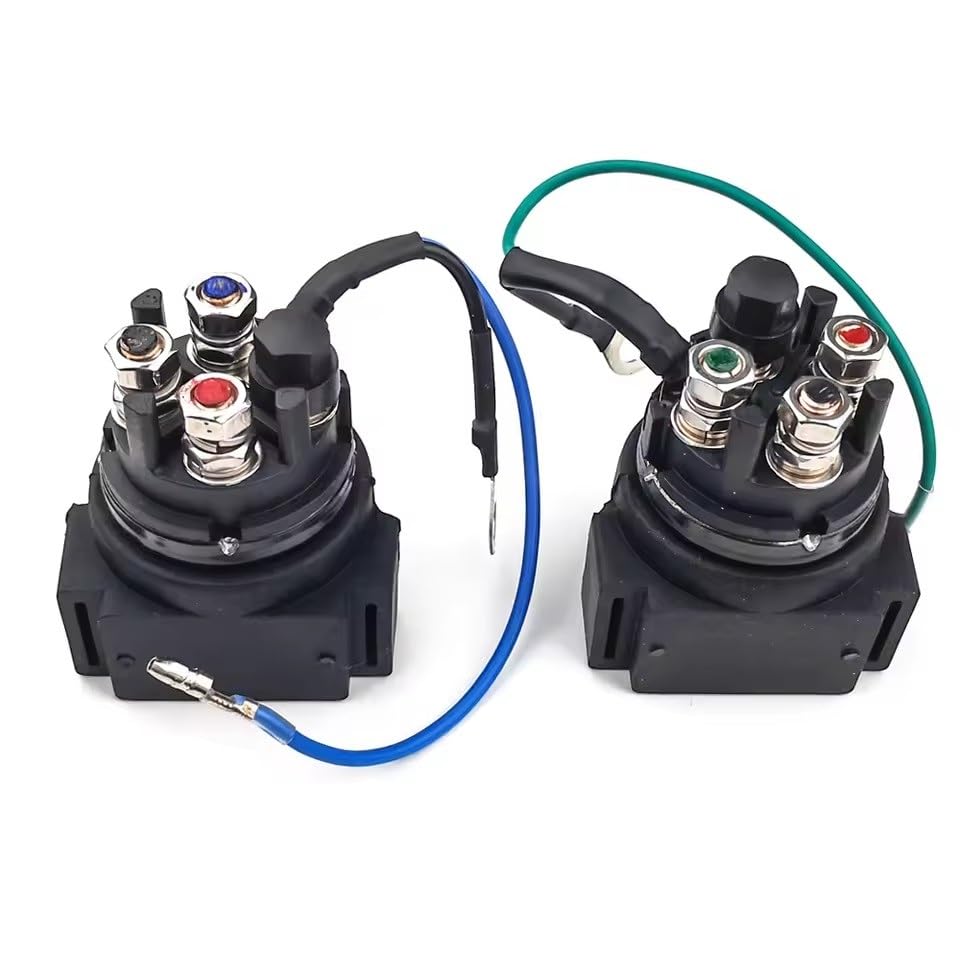 3C8-72581& 3C8-72580 Solenoid Relay Switch Assy UP& Down PTT for Tohatsu Nissan Mercury Quicksilver Outboard 2/4-stroke