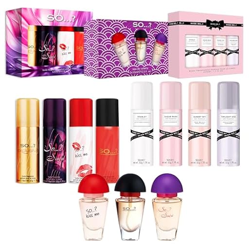 So…? Womens Mixed Gift Sets Bundle, Body Mist Fragrance Spray & EDT Perfume (4x50ml Body Mist, 3x15ml EDT) Pack of 3 | Ya disponible en tu tienda friki favorita! En mundofriki.es! So…? Womens Mixed Gift Sets Bundle, Body Mist Fragrance Spray & EDT Perfume (4x50ml Body Mist, 3x15ml EDT) Pack of 3 | Ya disponible en tu tienda friki favorita! En mundofriki.es!