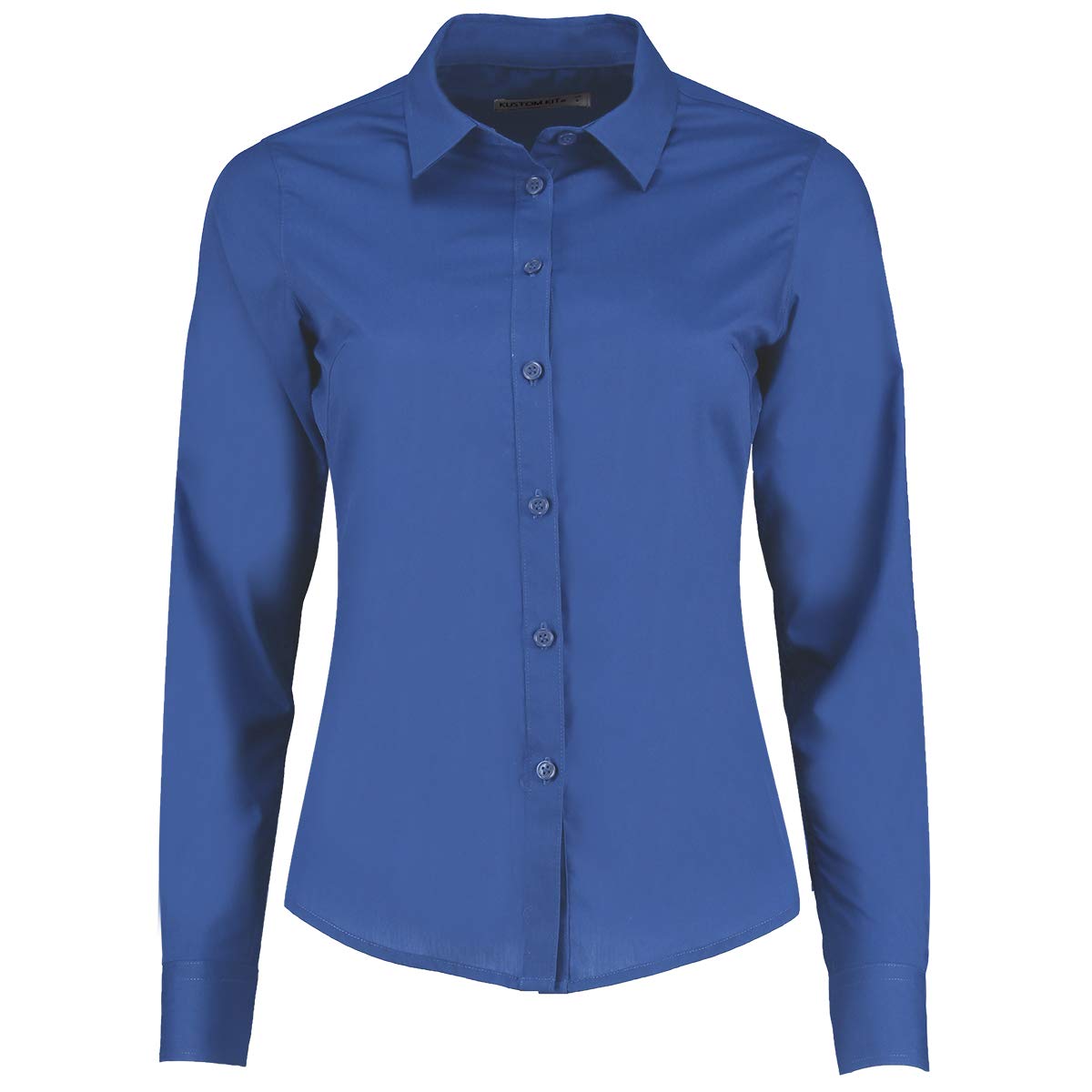 Kustom Kit Women's Blue (Royal Kk-Ryl-) Poplin Shirt Shirt, 10