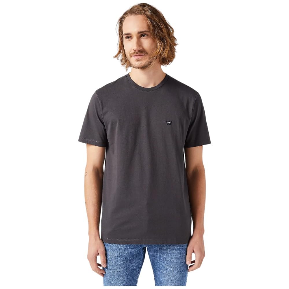Wrangler Men's Faded Black Sign Off Tee T-Shirt, 3XL