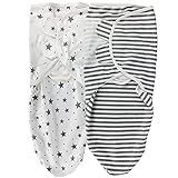 Lovely Baby Genius Swaddle Blankets 2 Pack, Baby Swaddle Sleep Sacks 0-3 Months Newborn Swaddle for...