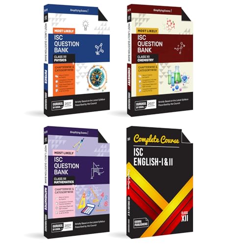 Gurukul by Oswal ISC Class 12 PCM Question Bank Bundle (4 Pack of 4 - Image 2