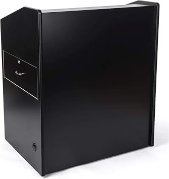 Displays2go Rolling Multimedia Podium