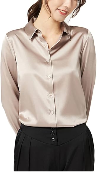 Bluse seide beige Clearance