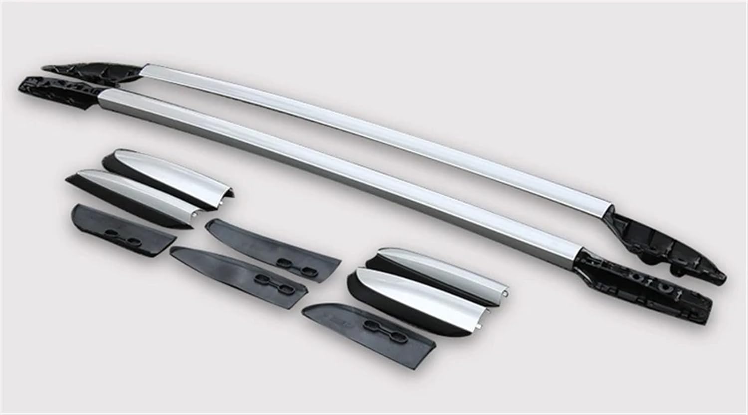 Barres de toit Toyota RAV4 2013-2018 en aluminium solide pour installer un coffre à bagages