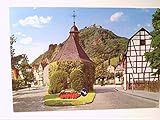  AK. Rhöndorf am Rhein. Partie an der Alten Kapelle. Burgruine Drachenfels.
