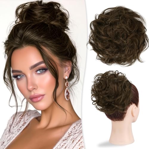 RUWISS Large Messy Bun Hair Piece for Women 100% Human