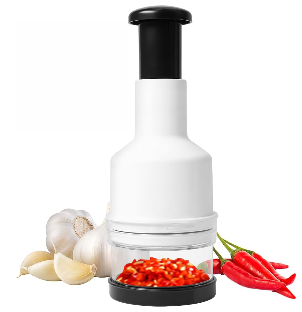 ARK ACESSORIOS Picador de Legumes Multifuncional, Cortador de Cebola, Alho e Vegetais,