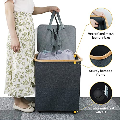 Guofa Large Laundry Hamper With Removable Mesh Bag thumb #3
