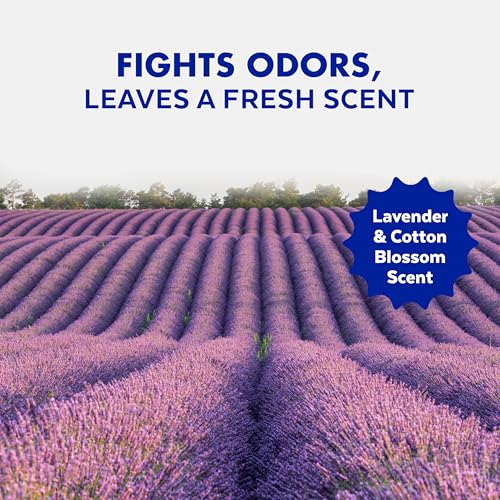 Lysol Toilet Bowl Cleaner Gel, For Cleaning and Disinfecting, Septic Safe Toilet Bowl Cleaner, Lavender & Cotton Blossom Scent, 24 oz, (Pack of 2)