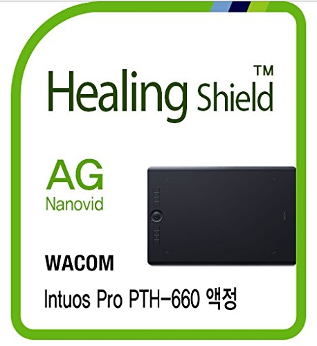 Healingshield �X�L���V�[���t���ی�t�B���� Anti-Fingerprint Anti-Glare Matte Film for Wacom Tablet Intuos Pro PTH-660