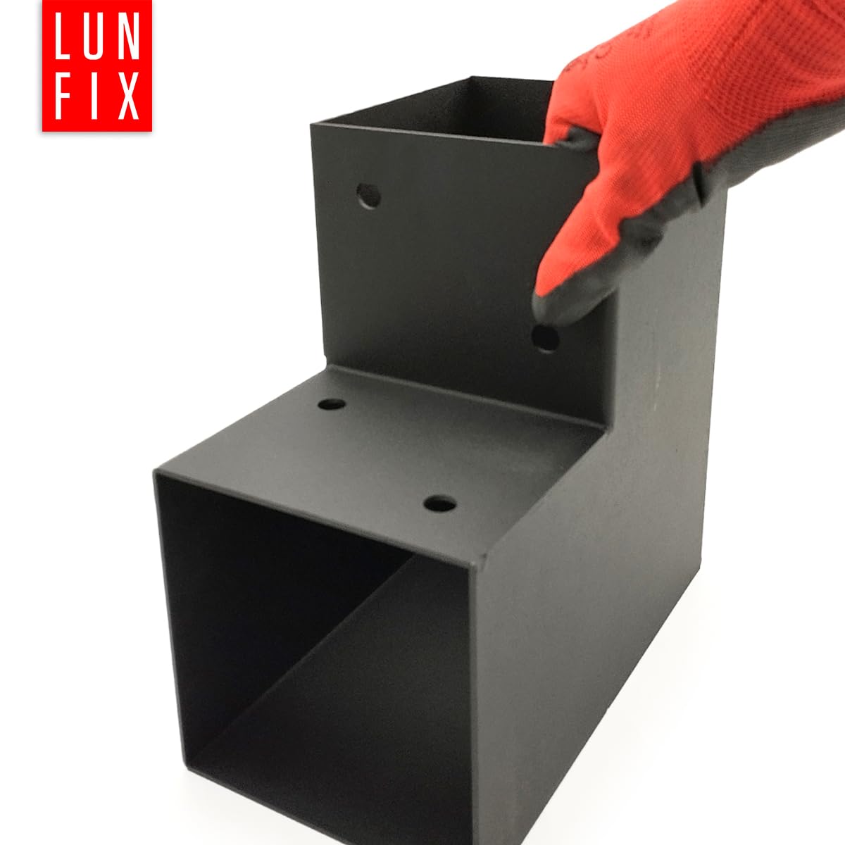 6 Pz Staffe per Travi Legno, Ancoraggi per Travetti, Staffa per Travi, Staffe Pali Legno, Connettori
