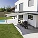 Windhager Sonnensegelmast Set Basic Juego de Postes para toldo (Acero) 240 cm,...