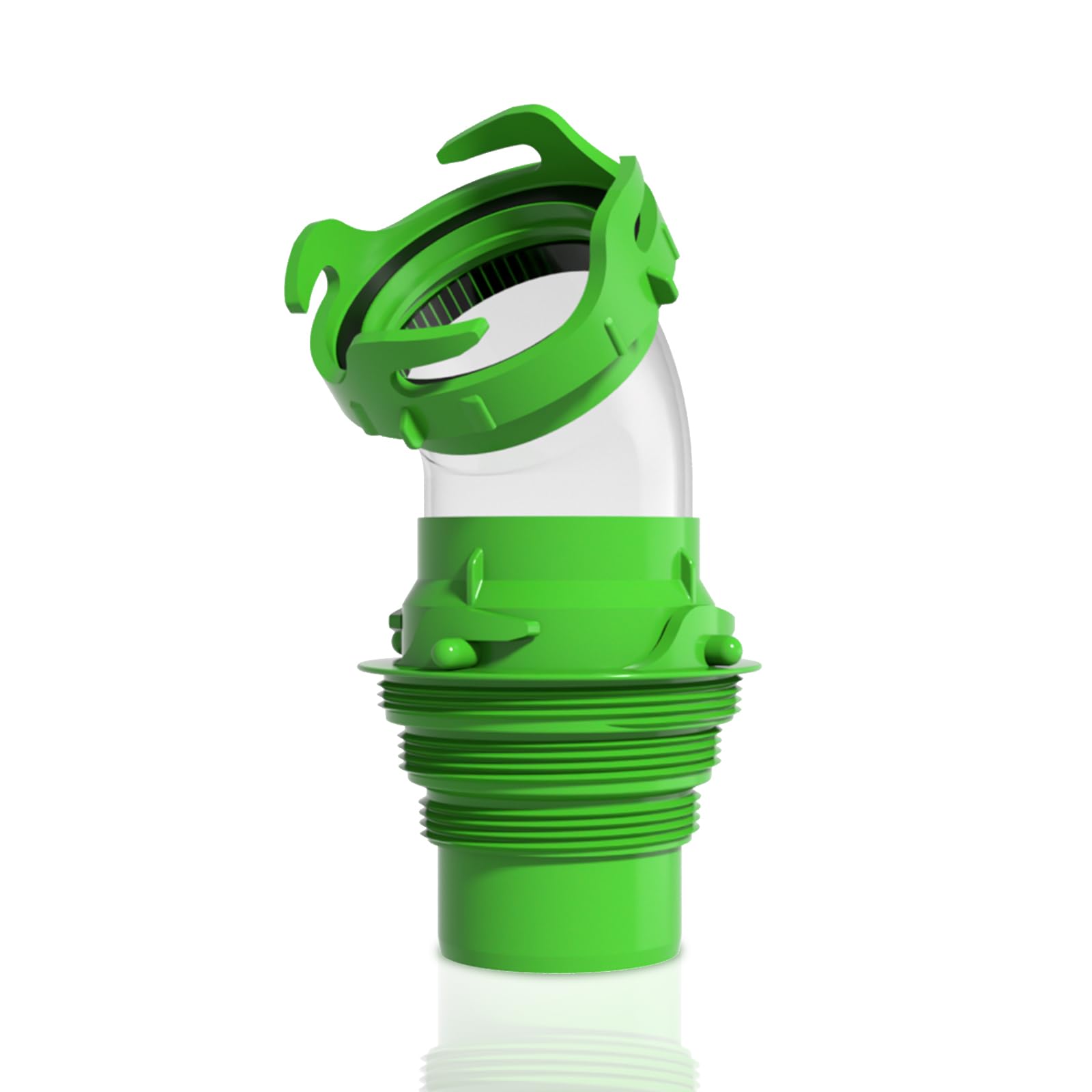Coude de tuyau d'égout transparent pour simplifier la vidange de votre van sur aire de décharge