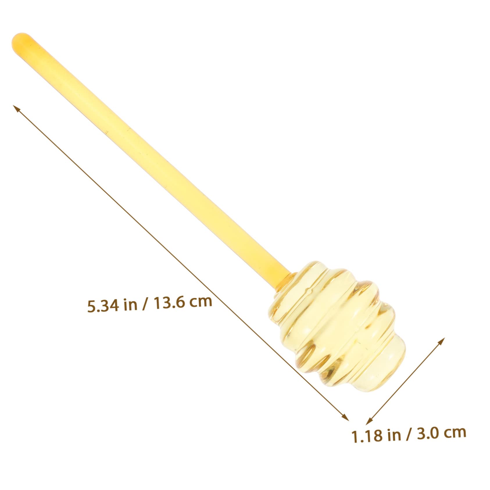COLLBATH Honey Stirring Rod Stick Syrup Stick Comfortable Handle Easy to Use for Kitchen Jam Stirrer