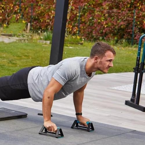 Barres de pompes pour homme, outil de musculation pour muscles | Support multifonction en forme de H pour femmes et hommes, équipement d'étirement de gym à domicile – Image 3