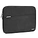Surface Pro 6 Tablet Sleeve Evecase Water Repellent Shockproof Sleeve Protective Case Bag with Accessory Pocket for Microsoft Surface Pro 6, Google Pixel Slate 12.3, Samsung Galaxy Book2 12 - Black