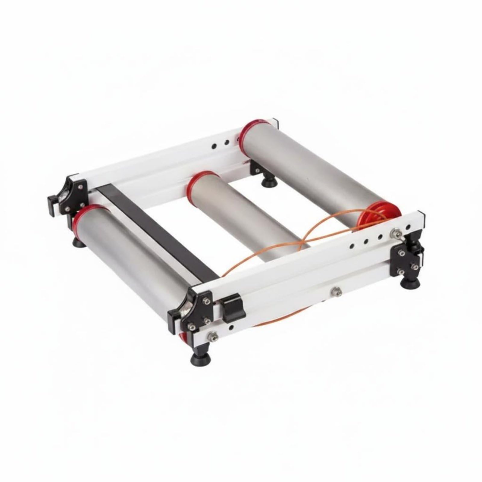 Entrenador de Bicicleta Interior Rodillo Bicicleta Estática Soporte Ciclismo Plegable de Material Ligero Ajustable para Entrenamiento en Interiores