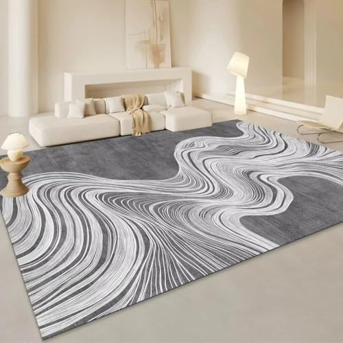 Tapis d'entrée intérieur géométrique jaune 180x250cm moderne