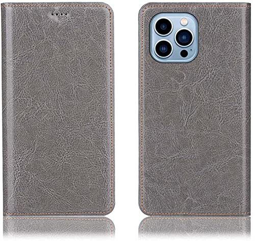 Étui portefeuille iPhone 13 Pro Max gris SCHIK idéal pour vos sorties