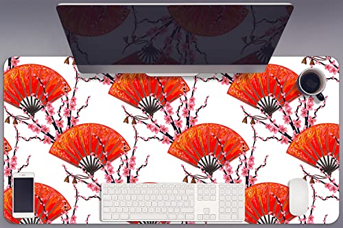 Tapis de jeu étendu pour l'espace de travail à la maison et l'organisation des fans japonais