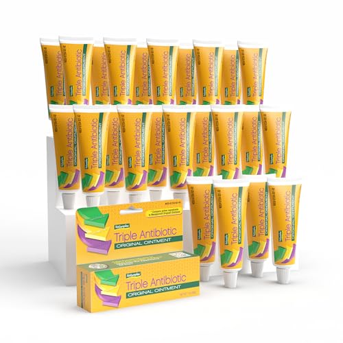 Natureplex Triple Antibiotic Ointment 1.0 oz (Pack of 24) – Contains Bacitracin, to Aid Wound Care, Scrapes, Cuts, and Burns, Prevents Infections, Helps Healing – Made in USA