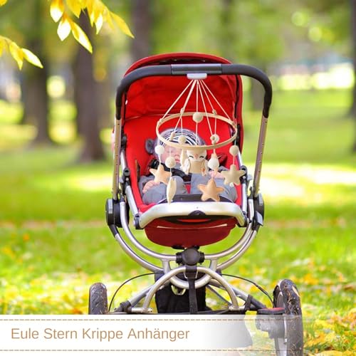 Mobile pour lit de bébé en feutre pour apaiser les nuits - 3