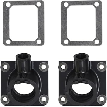 2PCS Motorcycle Carburetor Manifold Fit For Yamaha RD350LC RZ350L/LC/N/NCII YFZ350 Banshee 31K-13565-01-00