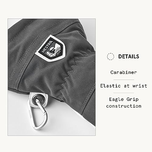 Image of Hestra Army Leather Heli Ski Glove, 5-Finger Snow Glove for Skiing & Snowboarding for Men & Women
