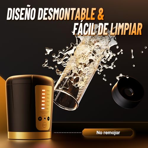 Miniatura 6 de Bomba De Pene Masturbador Juguetes Sexuales - Masturbádores Masculino Electrónico Con 5 Modos De Succión Fuertes Y 3 Fundas De Silicona Alargador De Pene Sex Toys Juguetes Eróticos Para Hombre Pareja