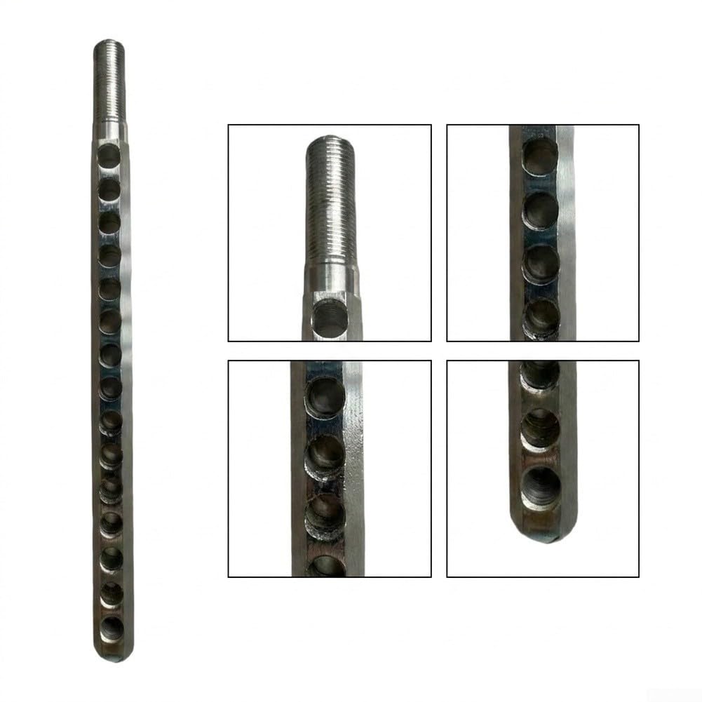 Estensore per cavi in acciaio di alta qualità, diametro 2 cm, per macchine per cavi di casa, palestra, gancio di sicurezza, accessorio da 30 cm, 20 fori (15 fori a)