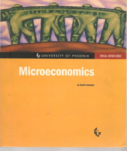 Microeconomics : Fourth Edition 0072454520 Book Cover