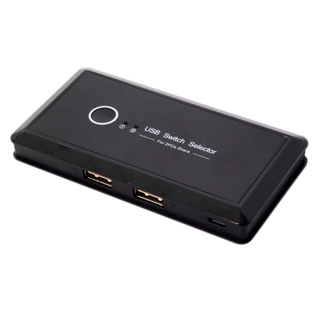 Chenyang USB 2.0 KVM Sharing Switch Selector 2 Computer condividono 4 Dispositivi USB per Tastiera, Mouse, Scanner, Stampante