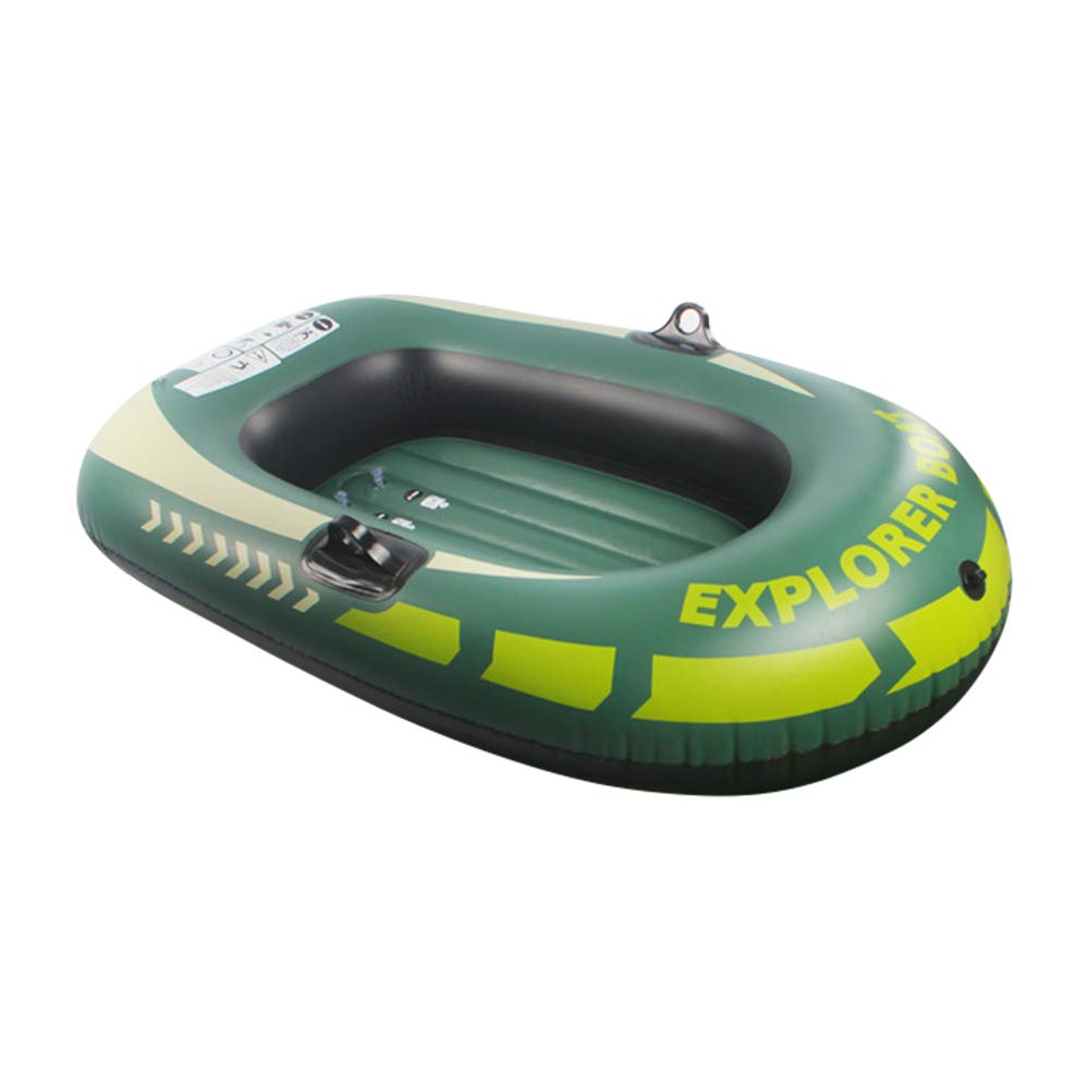 Barca da pesca gonfiabile per 1 adulto bambino estate divertimento canoa kayak